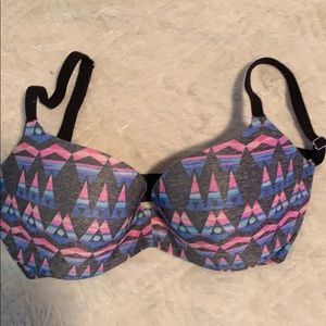 PINK Pattern bra. Size 32 DD